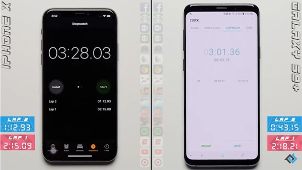 iPhone เร็วกว่าโทรศัพท์ Android